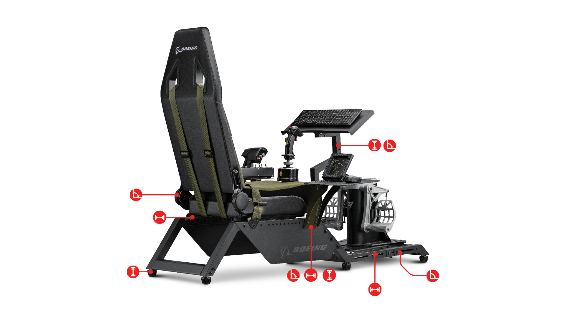 Next Level Racing Flight Simulator Boeing Military NLR S028 4 Next Level Racing Flight Simulator Boeing Military NLR S028 4