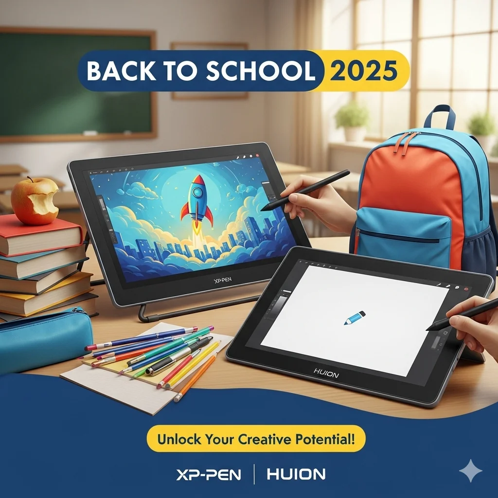 xppen huion back tp school xp-pen huion back to school