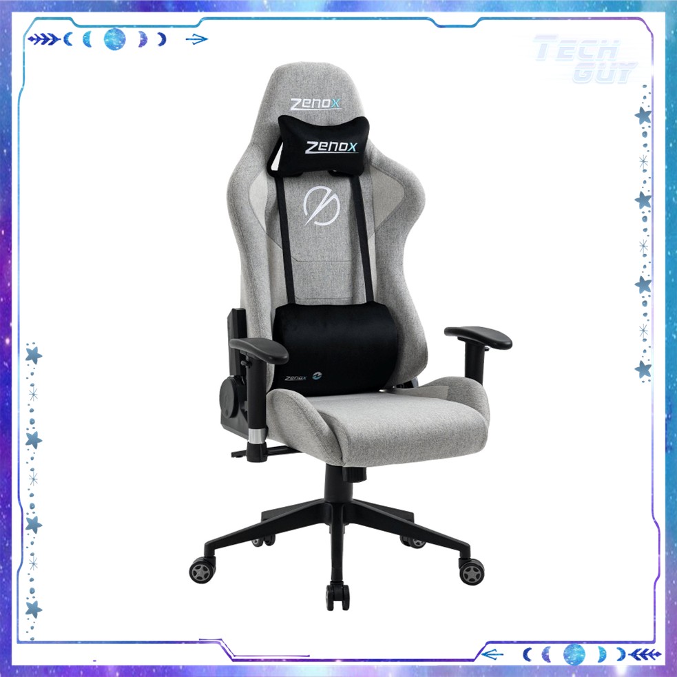 Zenox Mercury Mk-2 Gaming Chair 電競椅 (Fabric/Light Grey)