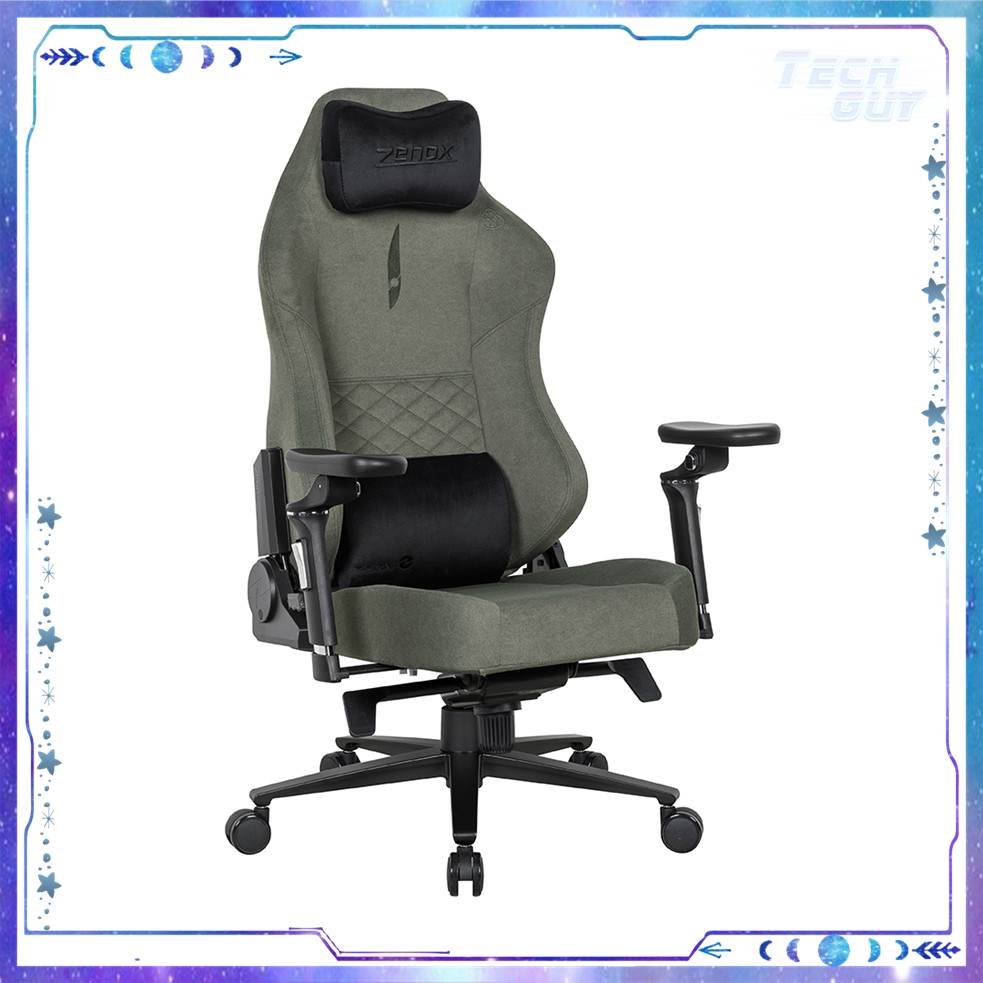 Zenox Spectre Mk-2 Gaming Chair 電競椅 (Davis Fabrics / Iguana Green)