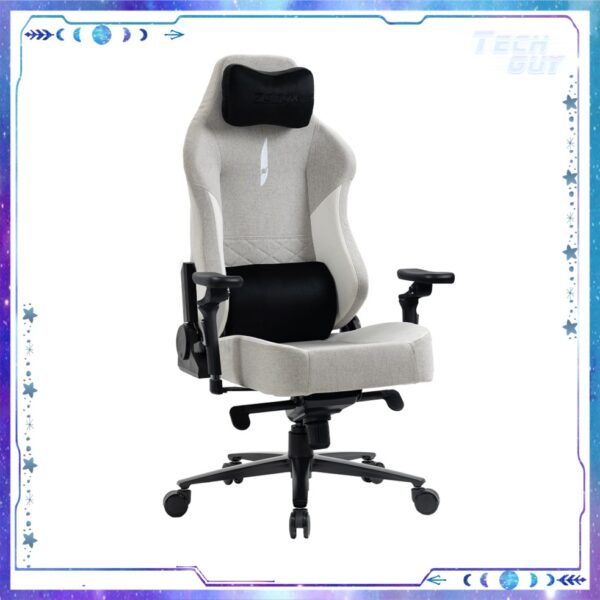 Zenox Spectre Mk-2 Gaming Chair 電競椅 (Fabric/Light Grey)