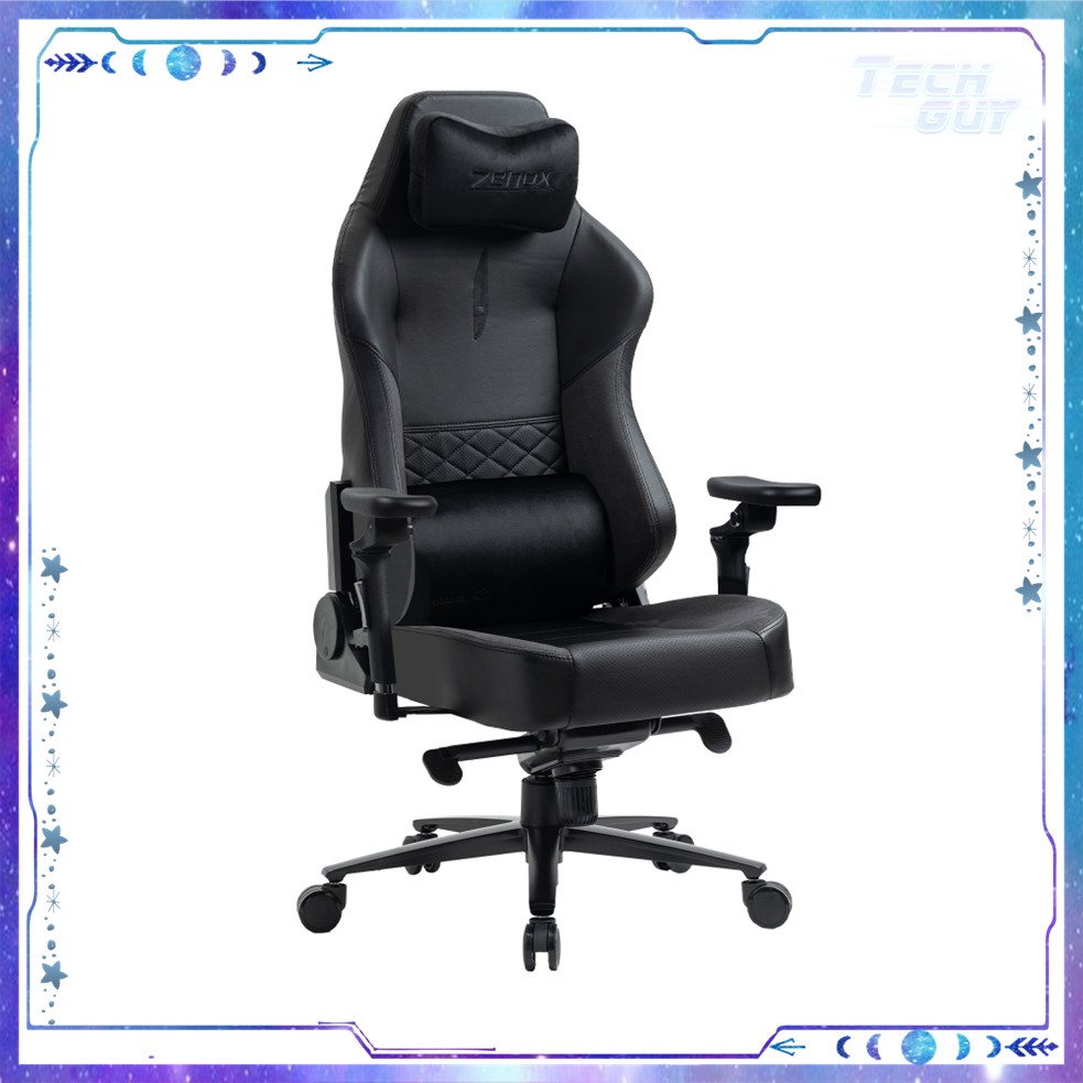 Zenox Spectre Mk-2 Gaming Chair 電競椅 (Leather/Charcoal)