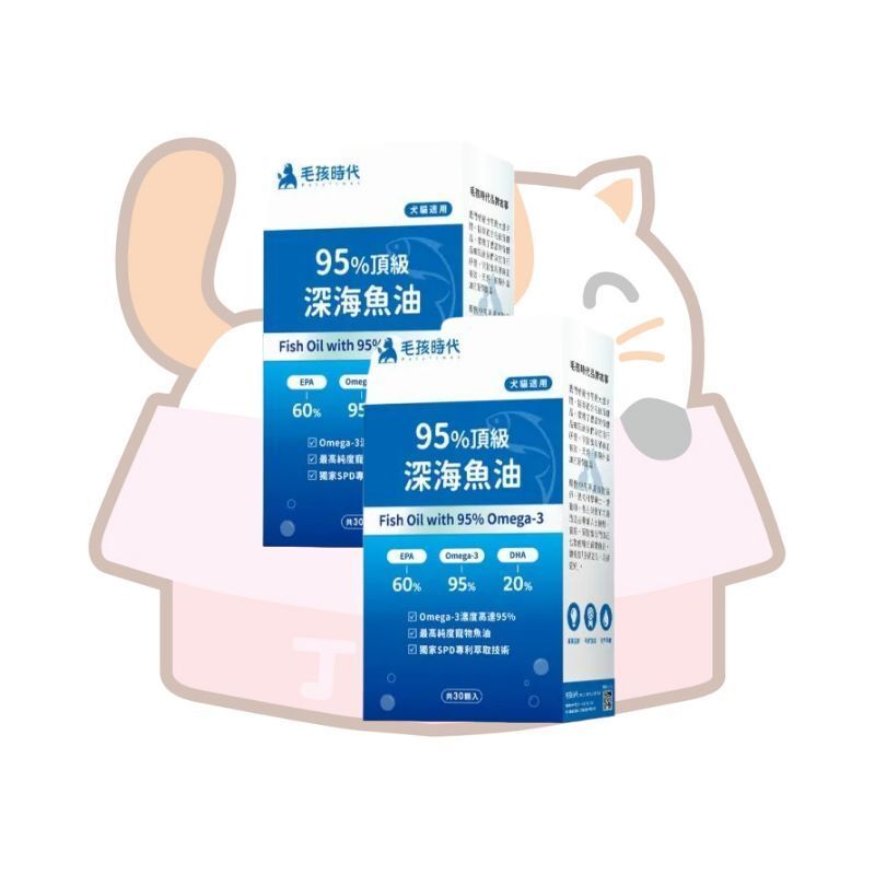 毛孩時代 - 【2盒裝】專利深海魚油